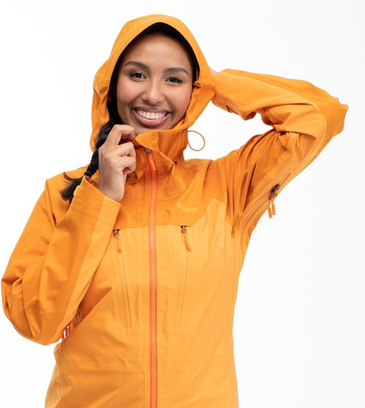 Bergans of Norway Cecilie 3L Women's Jacket - Cloudberry Yellow Orange